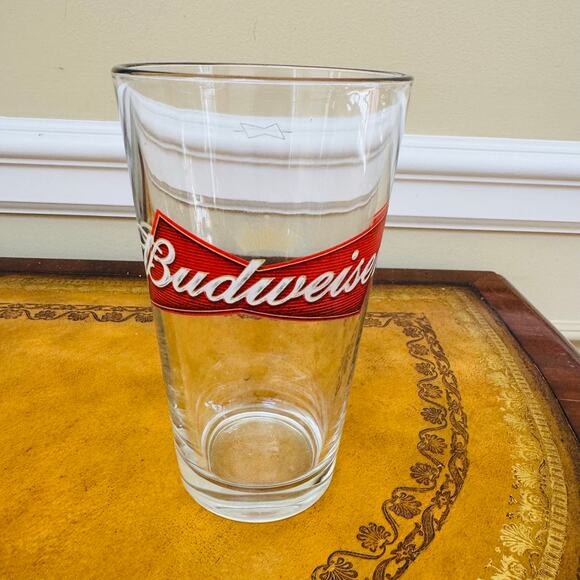 4 Beer Craft Ales Brew Pint Glasses Budweiser Goose Island Wolavere Otter Creek - Picture 7 of 7